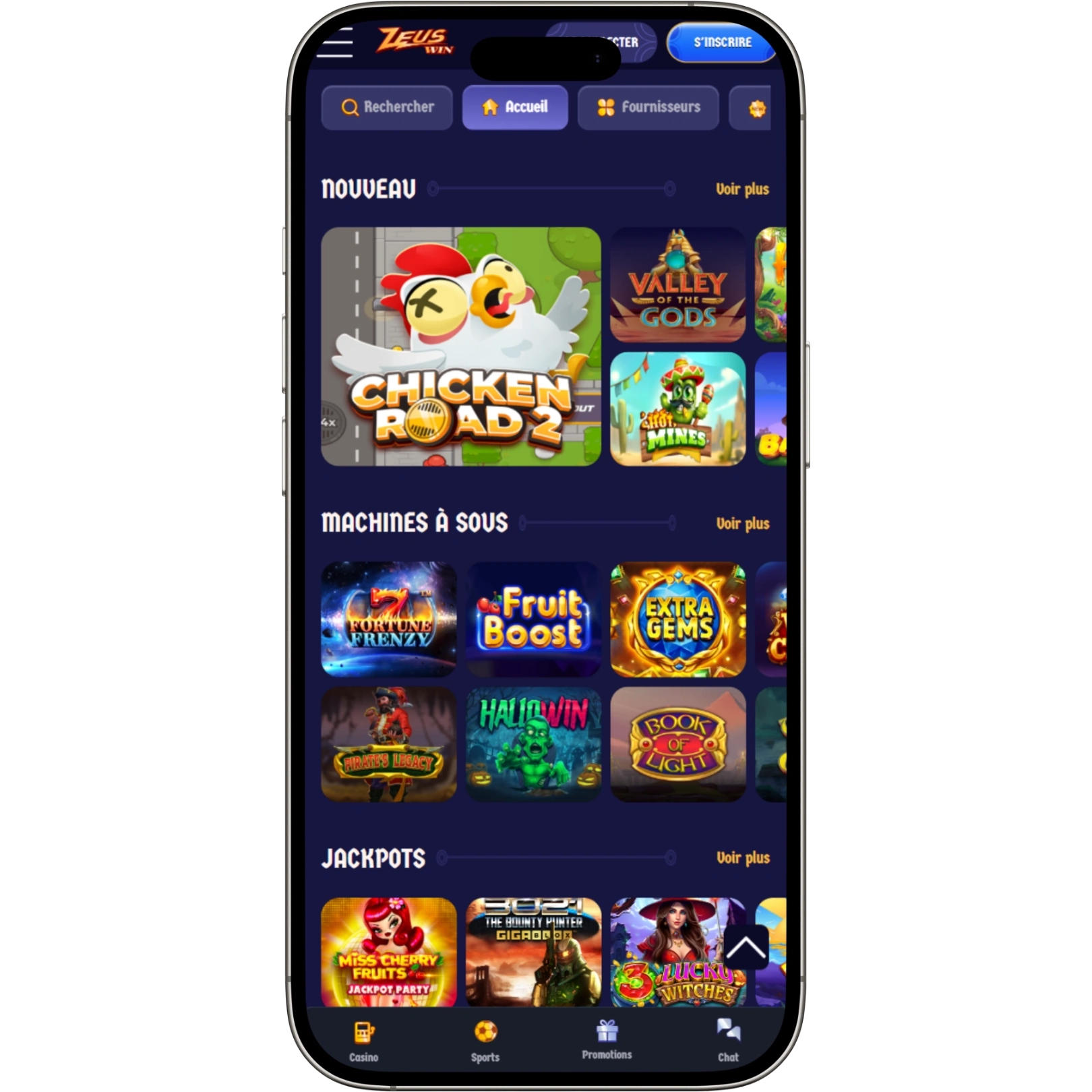 Application Mobile et Utilisation de ZeusWin