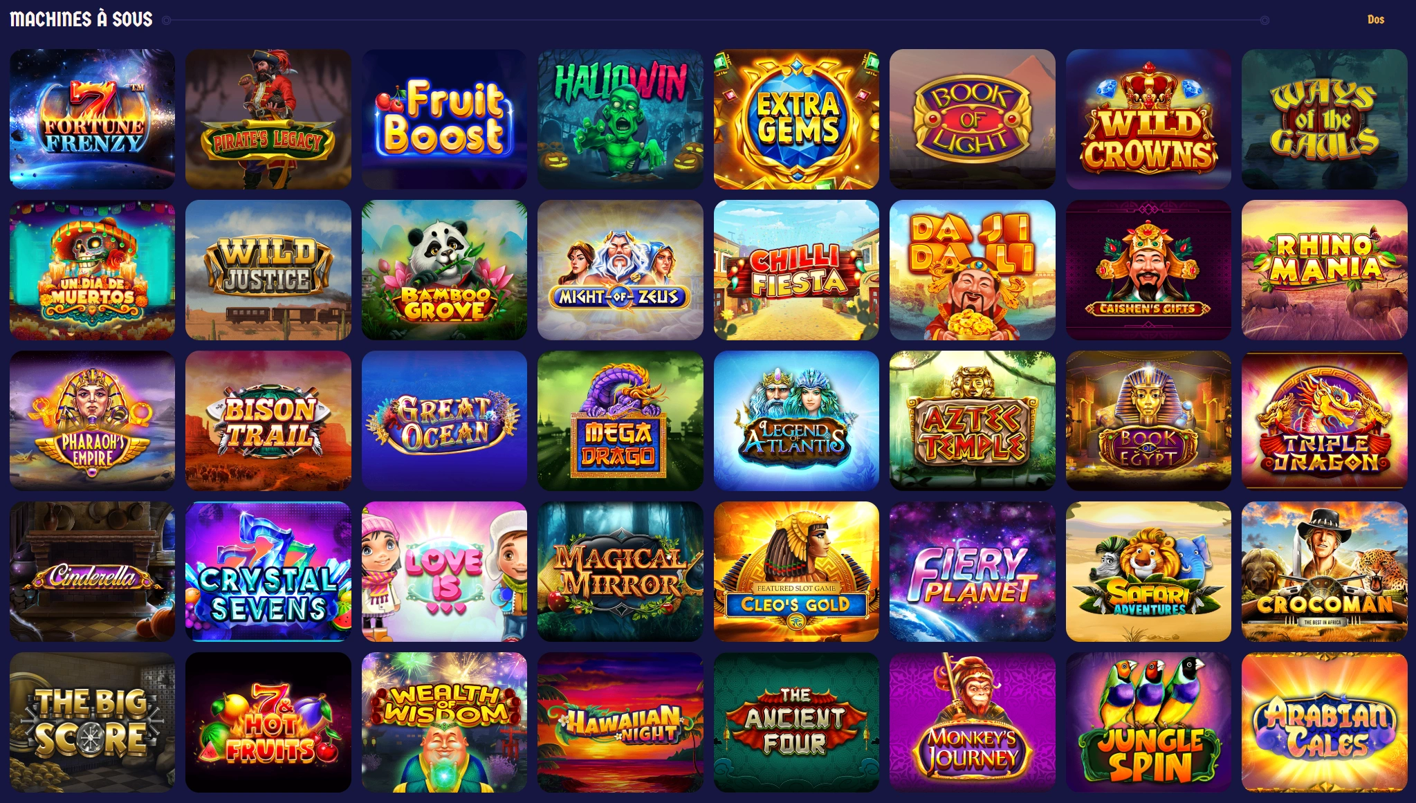 ZeusWin Casino Machines à sous